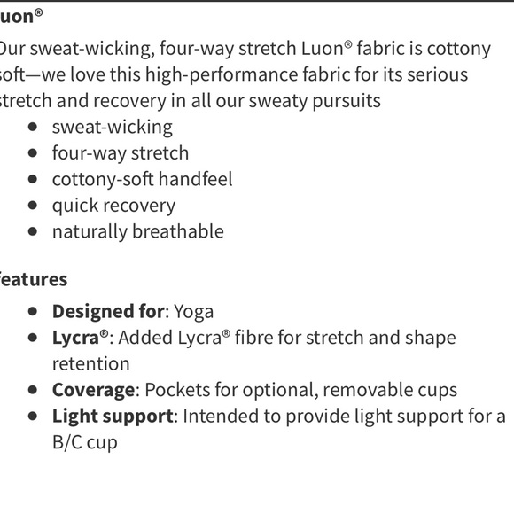 Lululemon Power Y Bra IV Size 12 - Picture 10 of 11